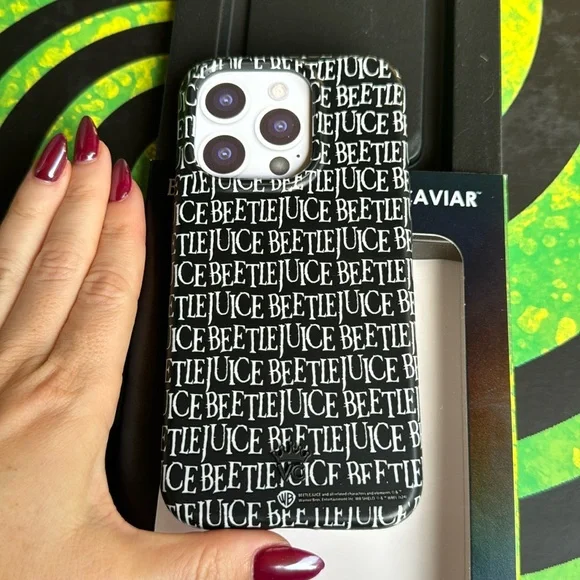 Velvet caviar Beetlejuice iPhone Case